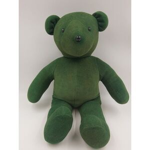 Vintage north american bear co 1979 21" green velour plush by barbara isenberg